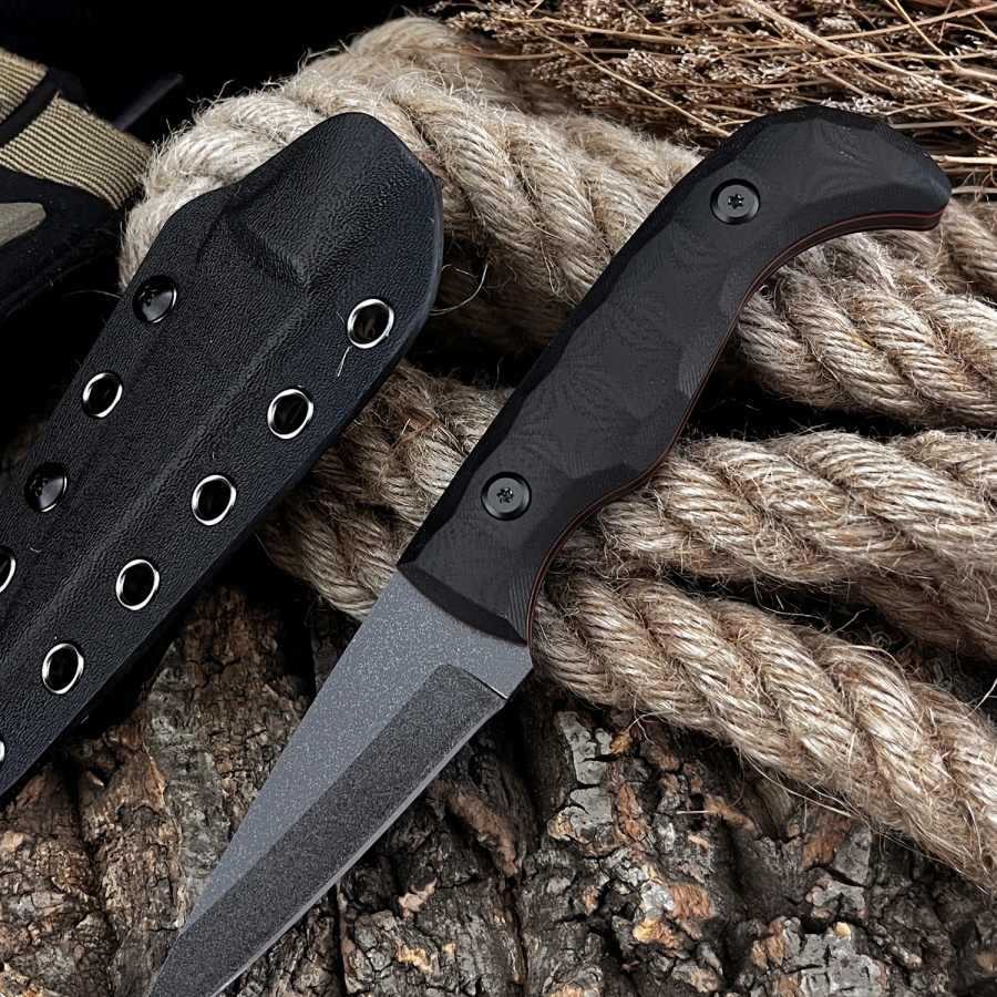 มีดทำมือด้าม G10 สำหรับตั้งแคม - Camping Cooking Knife With Sheath บทวิจารณ์และราคา