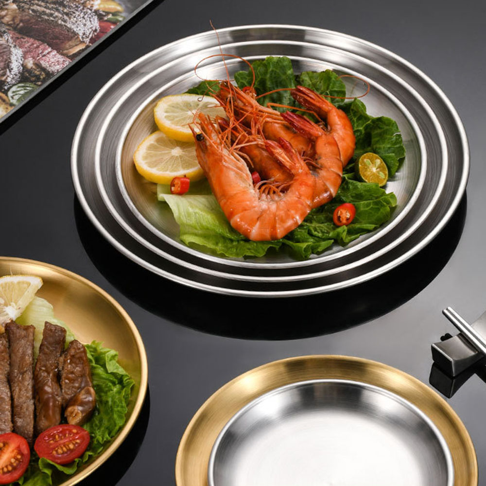 8 ชิ้นโลหะรับประทานอาหารจานสแต - Camping Cooking Meals บทวิจารณ์และราคา