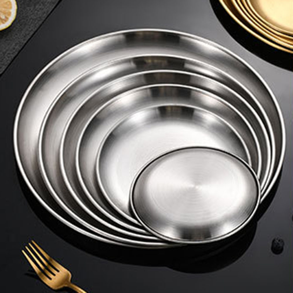 8 ชิ้นโลหะรับประทานอาหารจานสแต - Camping Cooking Meals บทวิจารณ์และราคา
