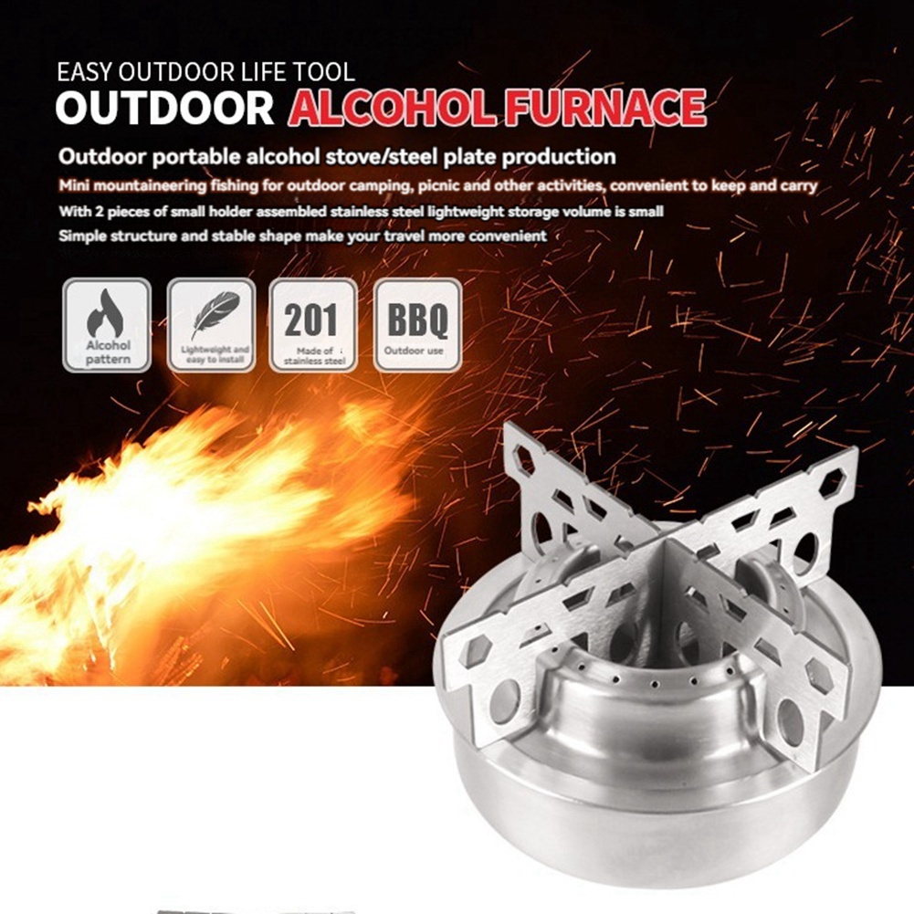 แบบพกพามินิเตาแอลกอฮอล์ Crosse - Camping Cooking Alcohol บทวิจารณ์และราคา
