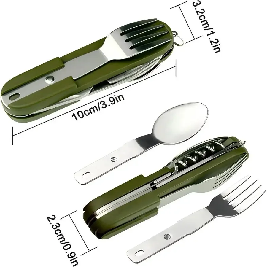 ชุดอุปกรณ์แคมป์ปิ้ง 5-in-1 สแต - Camping Cooking Utensil Set บทวิจารณ์และราคา