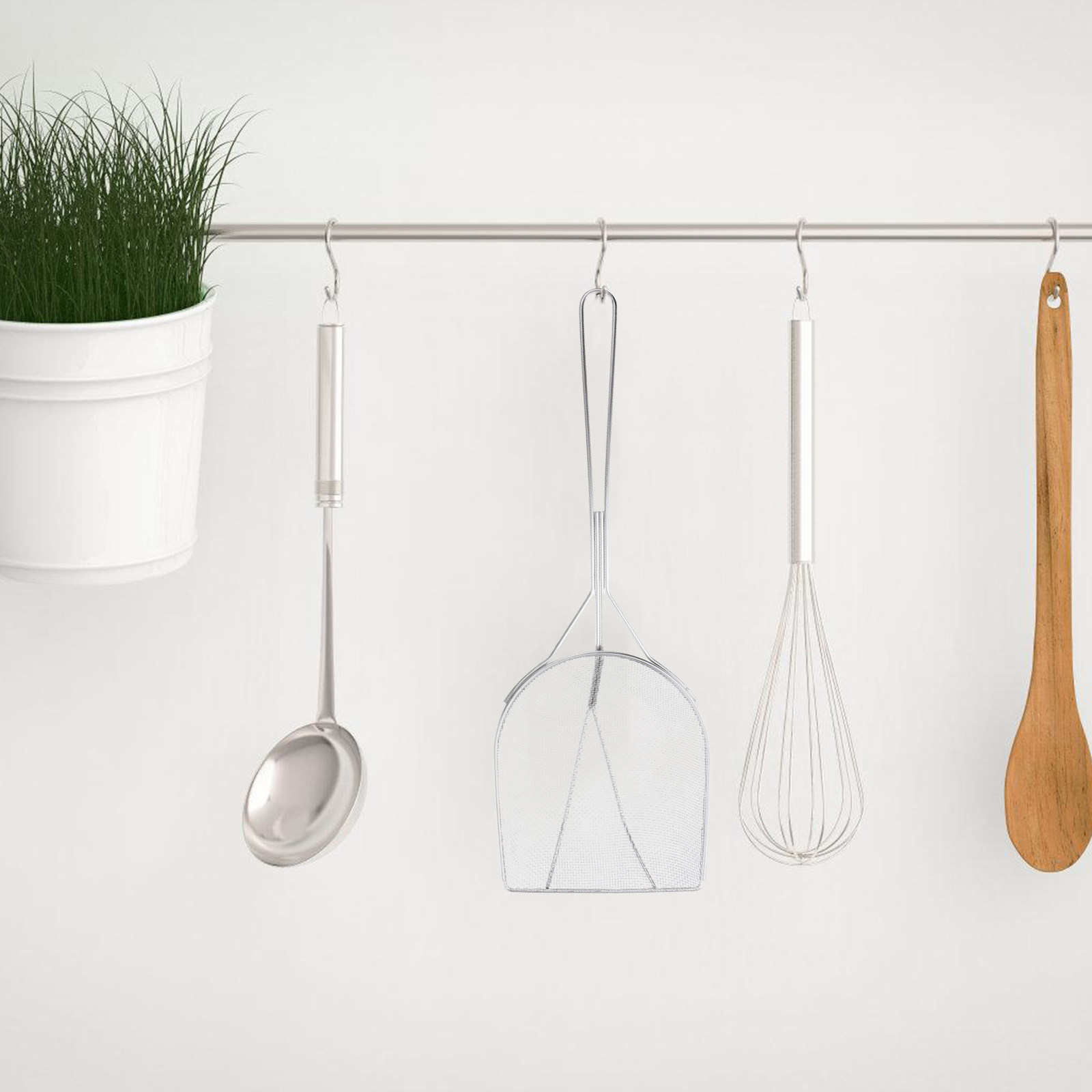 ช้อนกรองน้ำมันสแตนเลสสำหรับแคม - Camping Cooking Noodles บทวิจารณ์และราคา