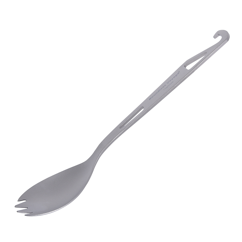 ชุดช้อนส้อมไทเทเนียม 3-in-1 Bo - Camp Spork Set บทวิจารณ์และราคา