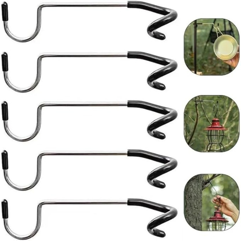 1-10PCS เต็นท์แคมป์ปิ้ง S Hook - Camping Cooking Hanger บทวิจารณ์และราคา