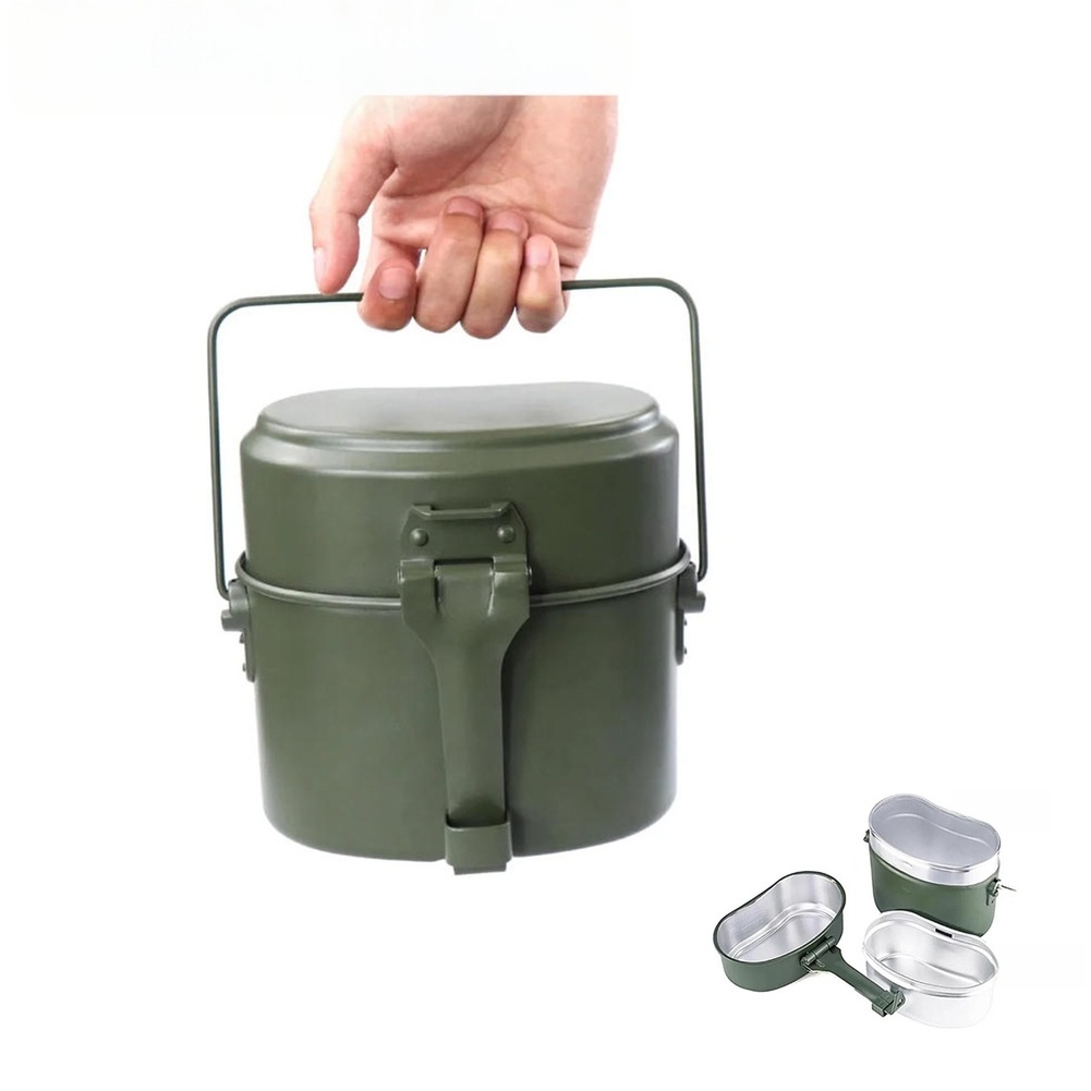 ชุดกล่องอาหารกลางวันอะลูมิเนีย - Camping Cooking Set Compact บทวิจารณ์และราคา