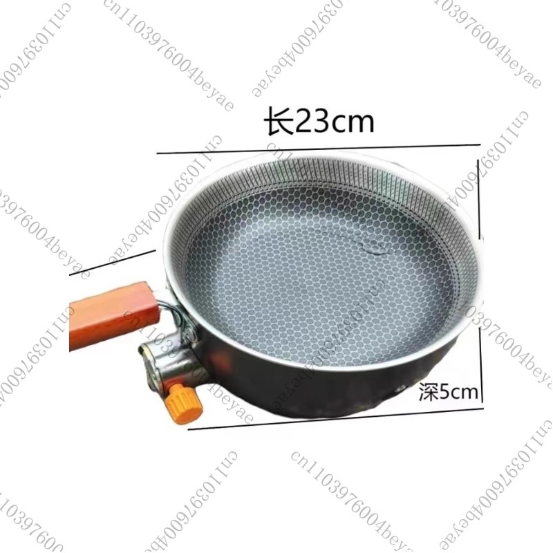 เตาแก๊สแคมป์ปิ้งพร้อมกระทะเคลื - Camping Cooking Gas Stove Portable Tool บทวิจารณ์และราคา