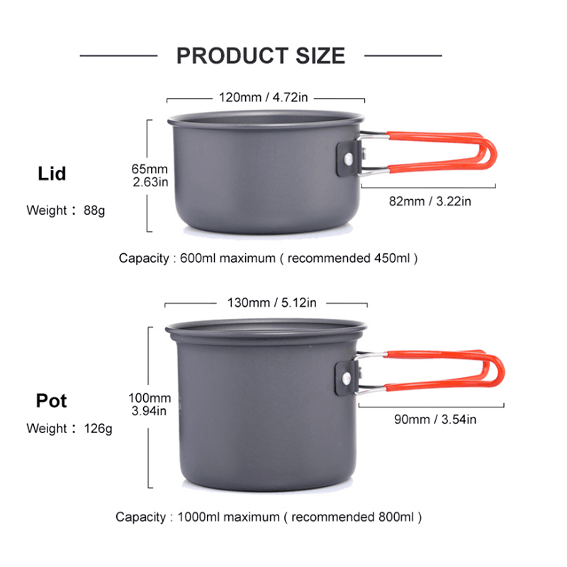 Widesea Ultralight Camping อุป - Camping Cooking Utensil Set บทวิจารณ์และราคา