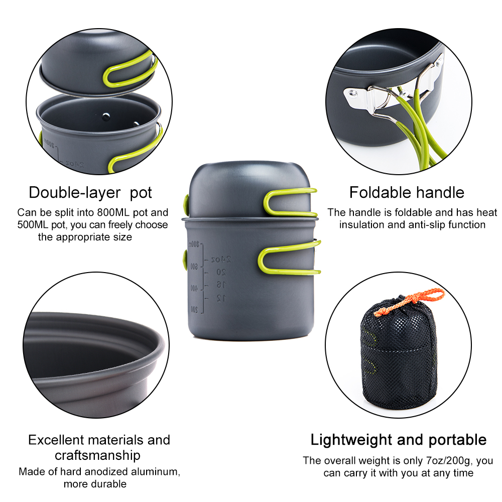 Widesea Ultralight Camping อุป - Camping Cooking Utensil Set บทวิจารณ์และราคา
