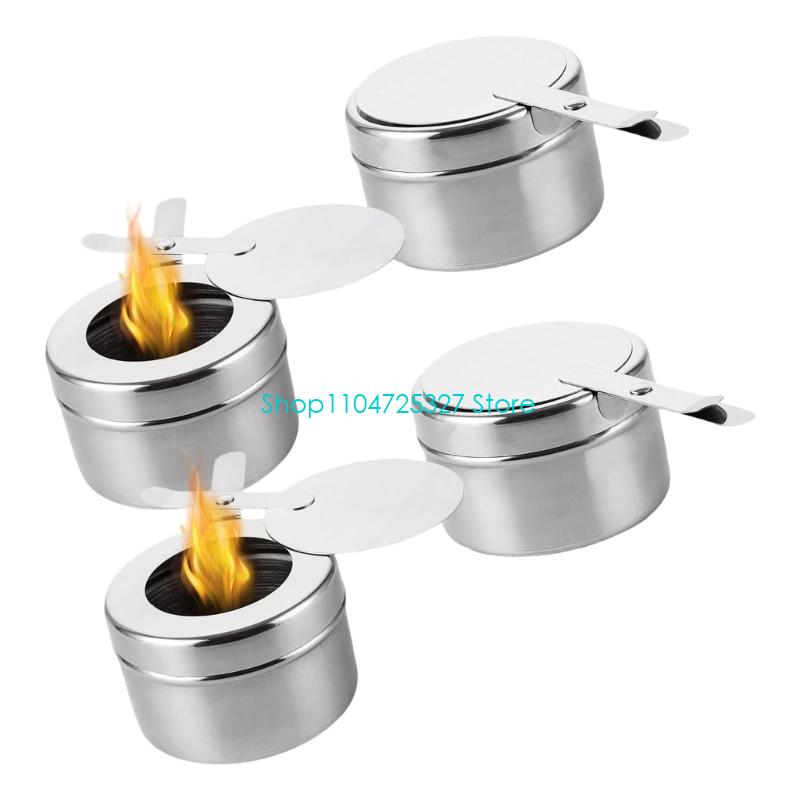 D8KF 4 ชิ้นทนอุณหภูมิ Burners  - Camping Cooking Container บทวิจารณ์และราคา