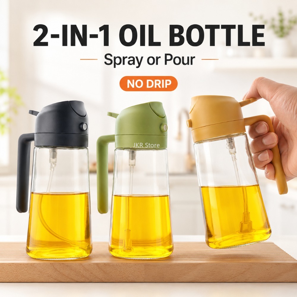 ขวดสเปรย์น้ำมันมะกอก 2 in 1 ขน - Camping Cooking Oil Bottle บทวิจารณ์และราคา