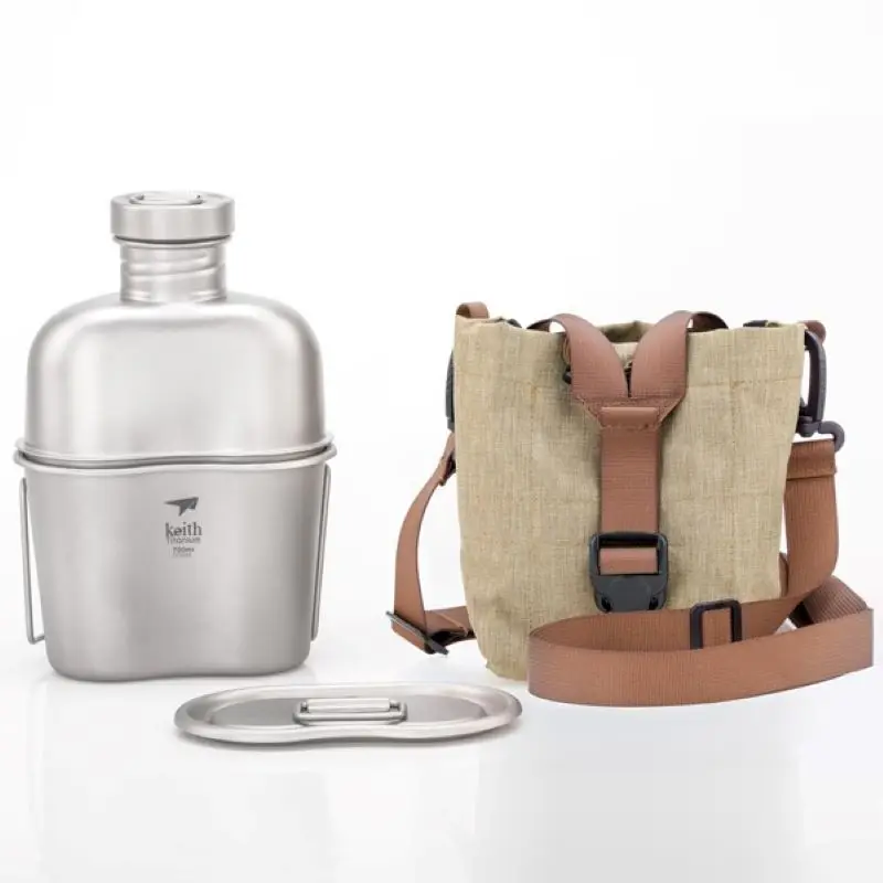Keith ชุดรับประทานอาหารเดินป่า - Mess Kit Titanium บทวิจารณ์และราคา