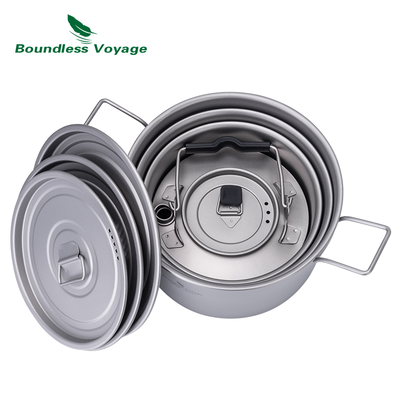 ชุดหม้อไทเทเนียม Boundless Voy - Camping Cooking Utensil Set บทวิจารณ์และราคา