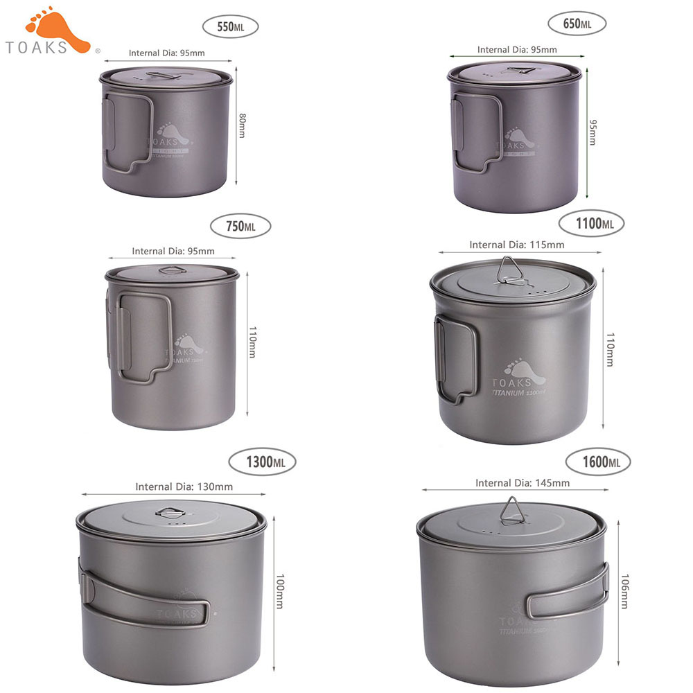 TOAKS Outdoor Camping 3 In1หม้ - Camping Cooking Gear บทวิจารณ์และราคา