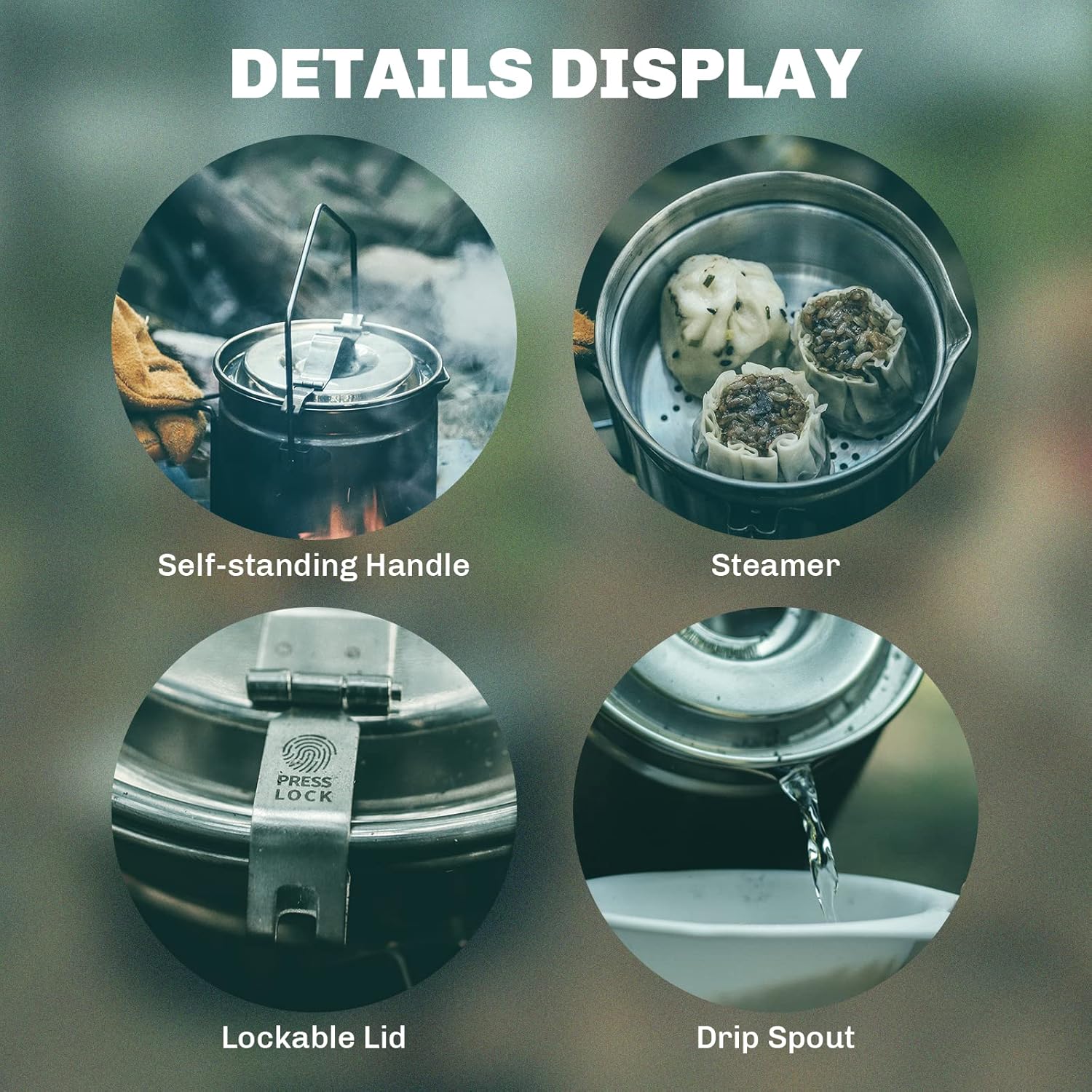 Fire-Maple 1.2L หม้อนึ่งสแตนเล - Camping Cooking Unit บทวิจารณ์และราคา