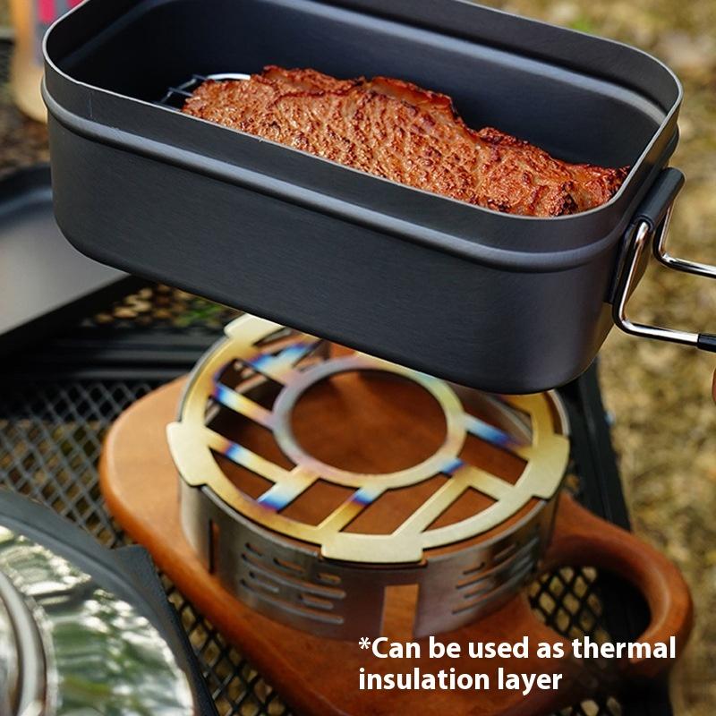 เตาแก๊สกลางแจ้งพร้อมแผ่นกันลมแ - Camping Cooking Ring บทวิจารณ์และราคา