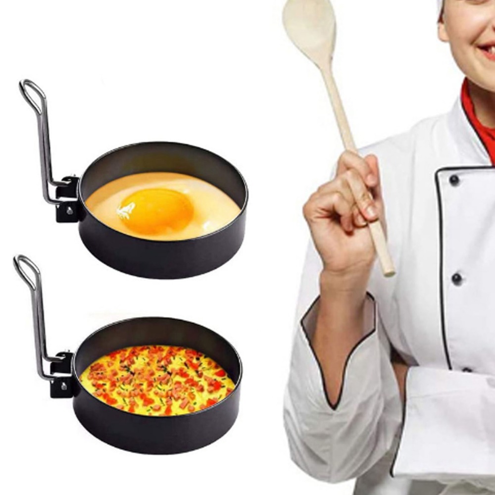 อุปกรณ์ทำอาหาร 2 ชิ้น ที่ทำไข่ - Camping Cooking Ring บทวิจารณ์และราคา