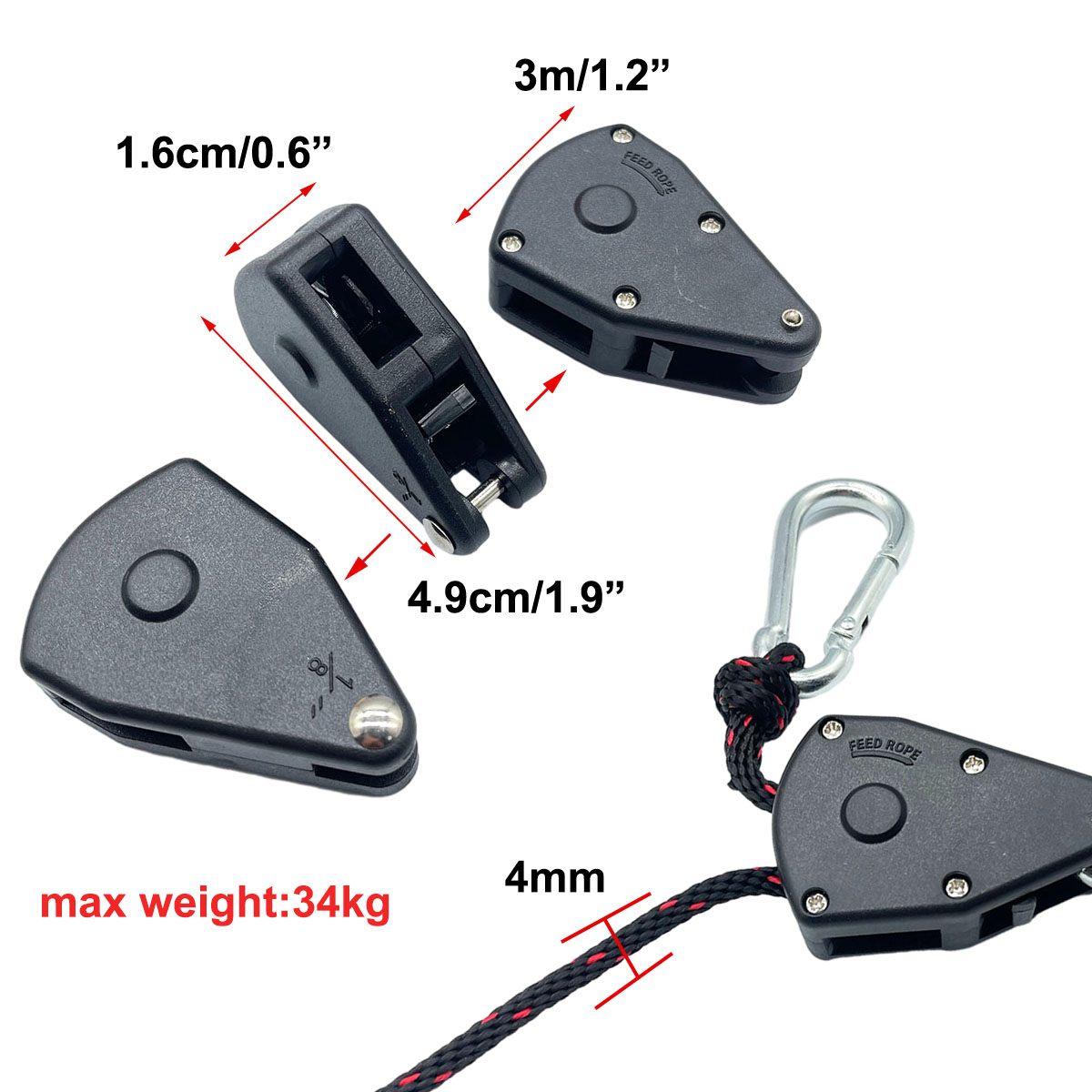 4mm Camping เต็นท์ Tie Down เช - Camping Cooking Hanger บทวิจารณ์และราคา