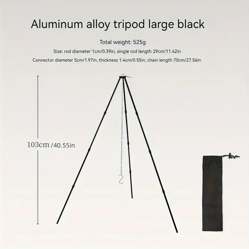 ขาตั้งหม้อแบบพกพา SSUNTAK สำหร - Camping Cooking Pot Tripod บทวิจารณ์และราคา