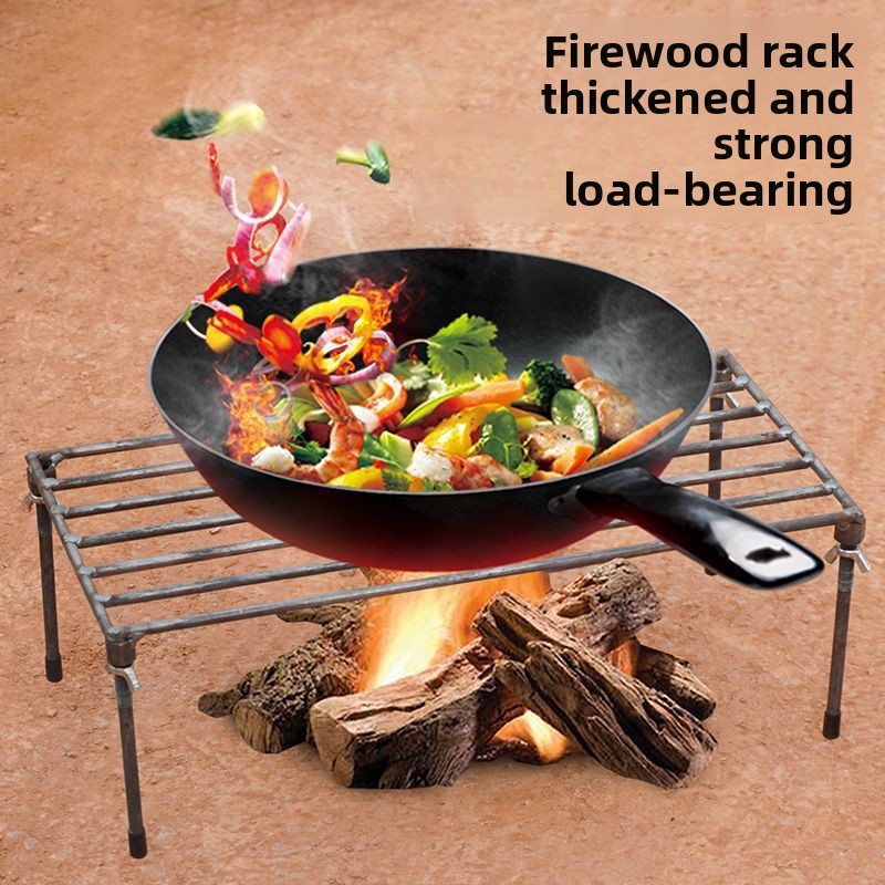 ขาตั้งหม้อเหล็กแบบสามขา สำหรับ - Camping Cooking Pot Tripod บทวิจารณ์และราคา