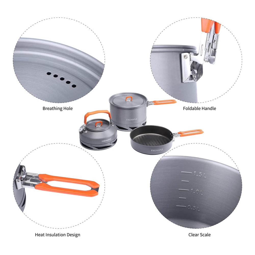 Fire Maple Camping เครื่องครัว - Camping Cooking Utensil Set บทวิจารณ์และราคา