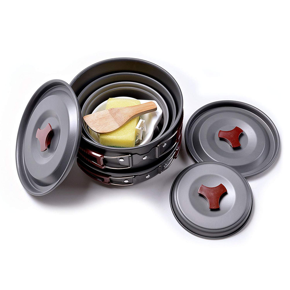 ชุดเครื่องครัวตั้งแคมป์กลางแจ้ - Camping Cooking Utensil Set บทวิจารณ์และราคา