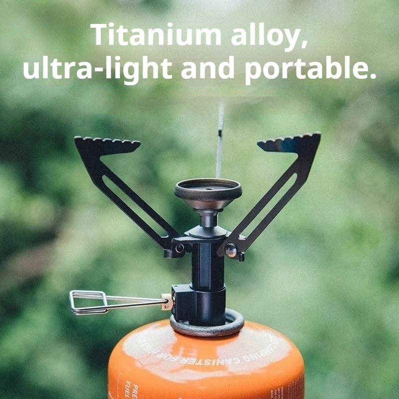 เตาแคมป์ปิ้งพกพา น้ำหนักเบา พั - Camping Cooking Gas Stove Portable Tool บทวิจารณ์และราคา