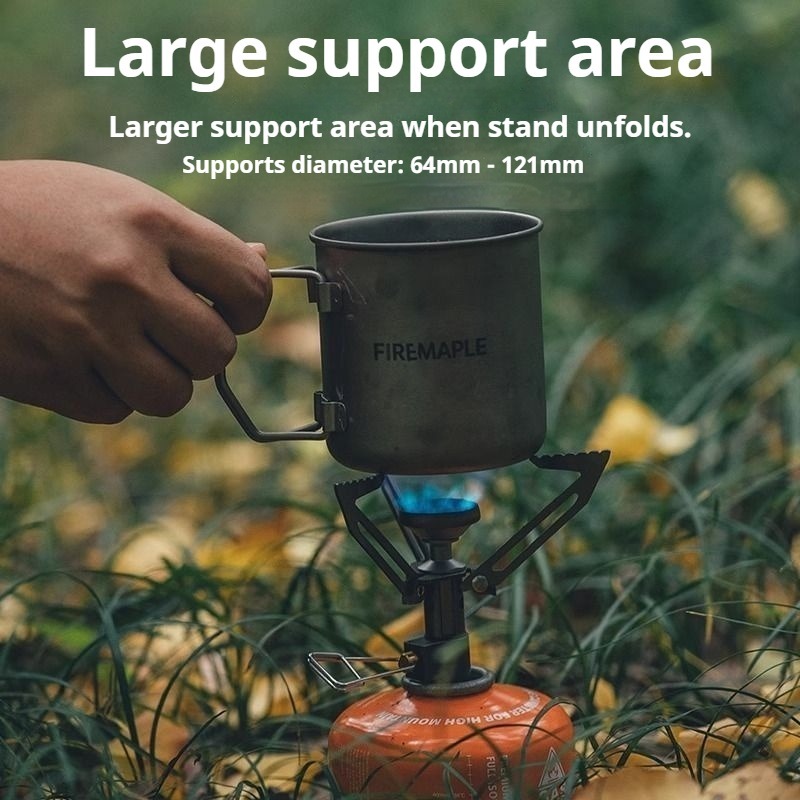 เตาแคมป์ปิ้งพกพา น้ำหนักเบา พั - Camping Cooking Gas Stove Portable Tool บทวิจารณ์และราคา