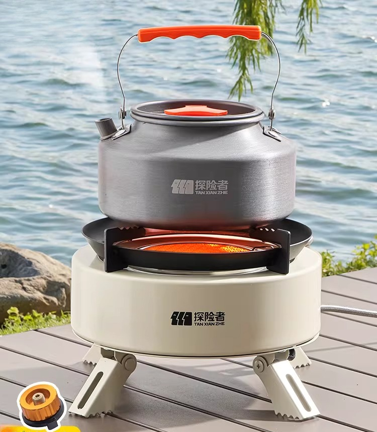 เตาแก๊สพกพาแบบแยกส่วน สำหรับตั - Camping Cooking Gas Stove Portable Tool บทวิจารณ์และราคา