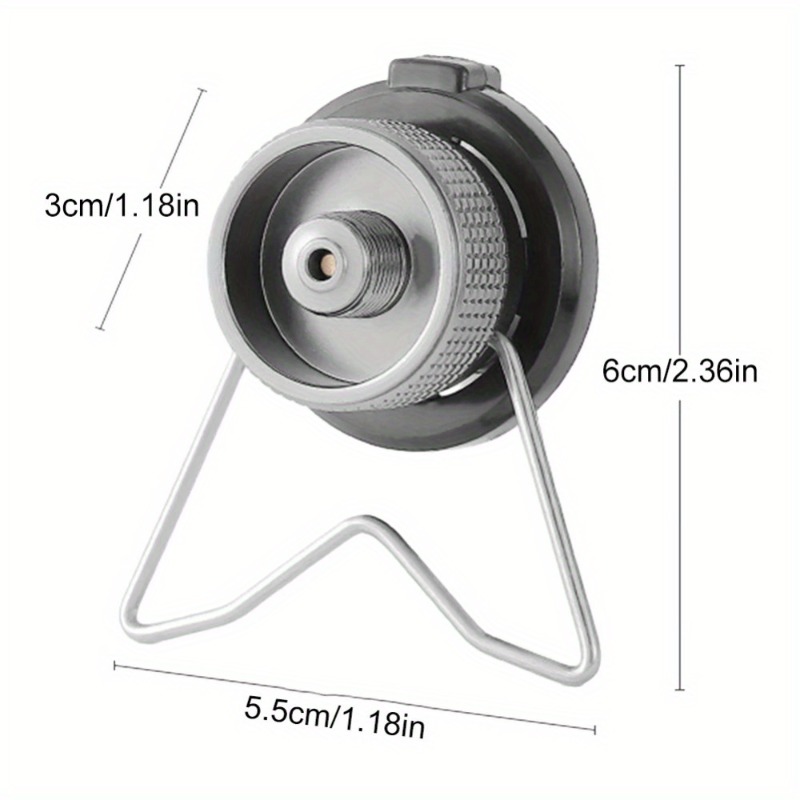 1 PC/2 PCS เตาแก๊สแบบพกพาอะแดป - Camping Cooking Gas Stove Portable Tool บทวิจารณ์และราคา
