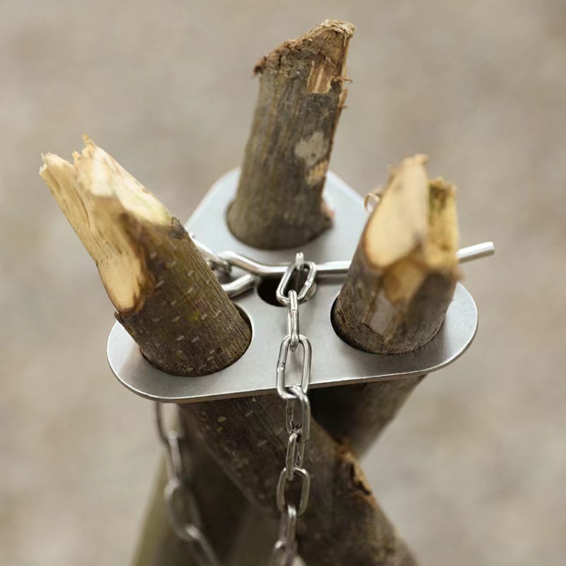 ขาตั้งสามขาสำหรับตั้งแคมป์ 1 ช - Camping Cooking Pot Tripod บทวิจารณ์และราคา